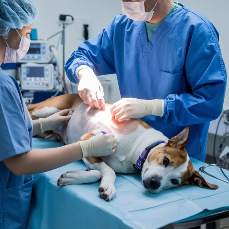 Our team in surgery